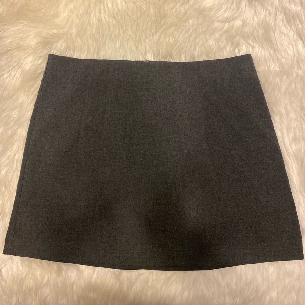 Worthington Gray Mini Skirt